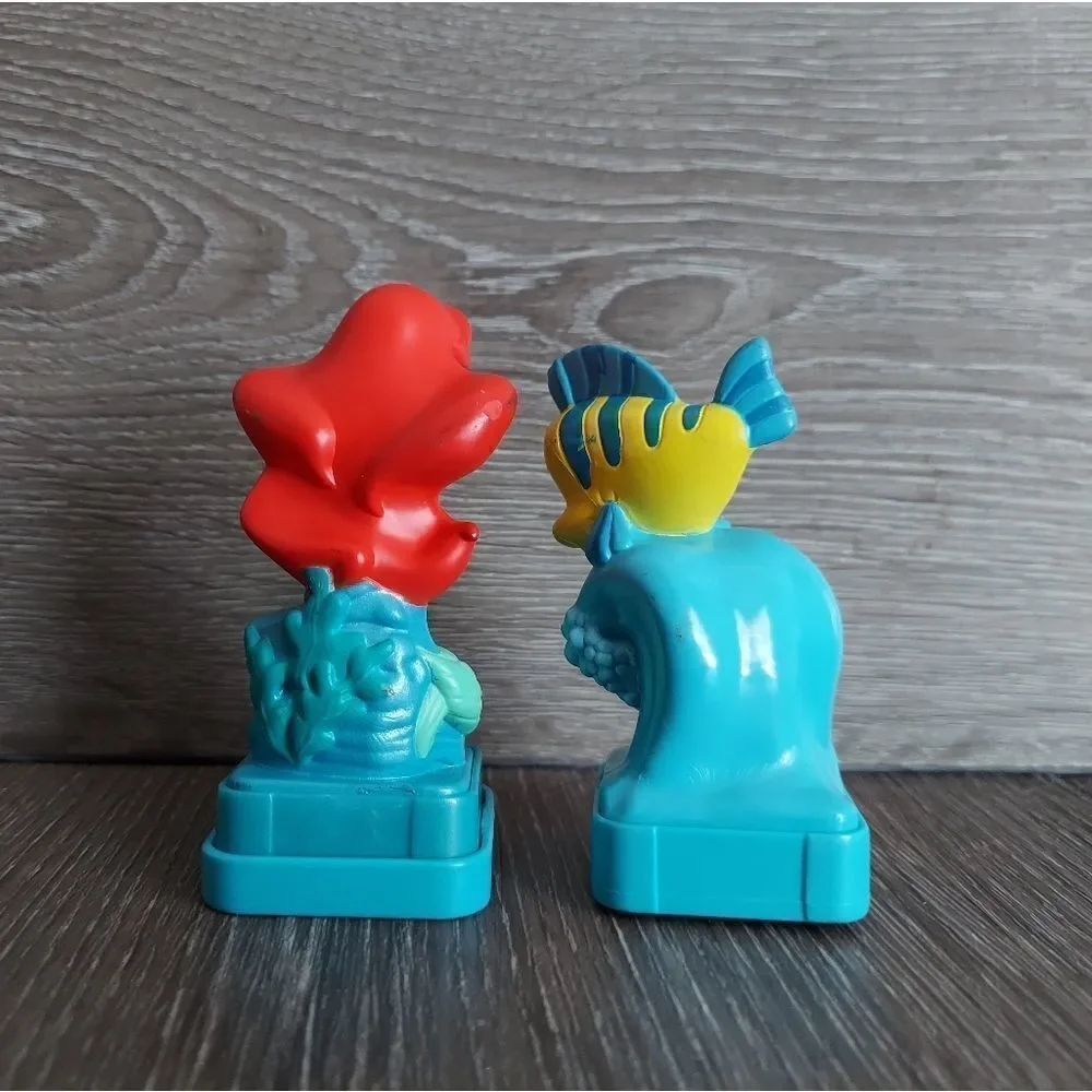Vintage 1997  Disney RoseArt Little Mermaid Flounder Figurine Stamper